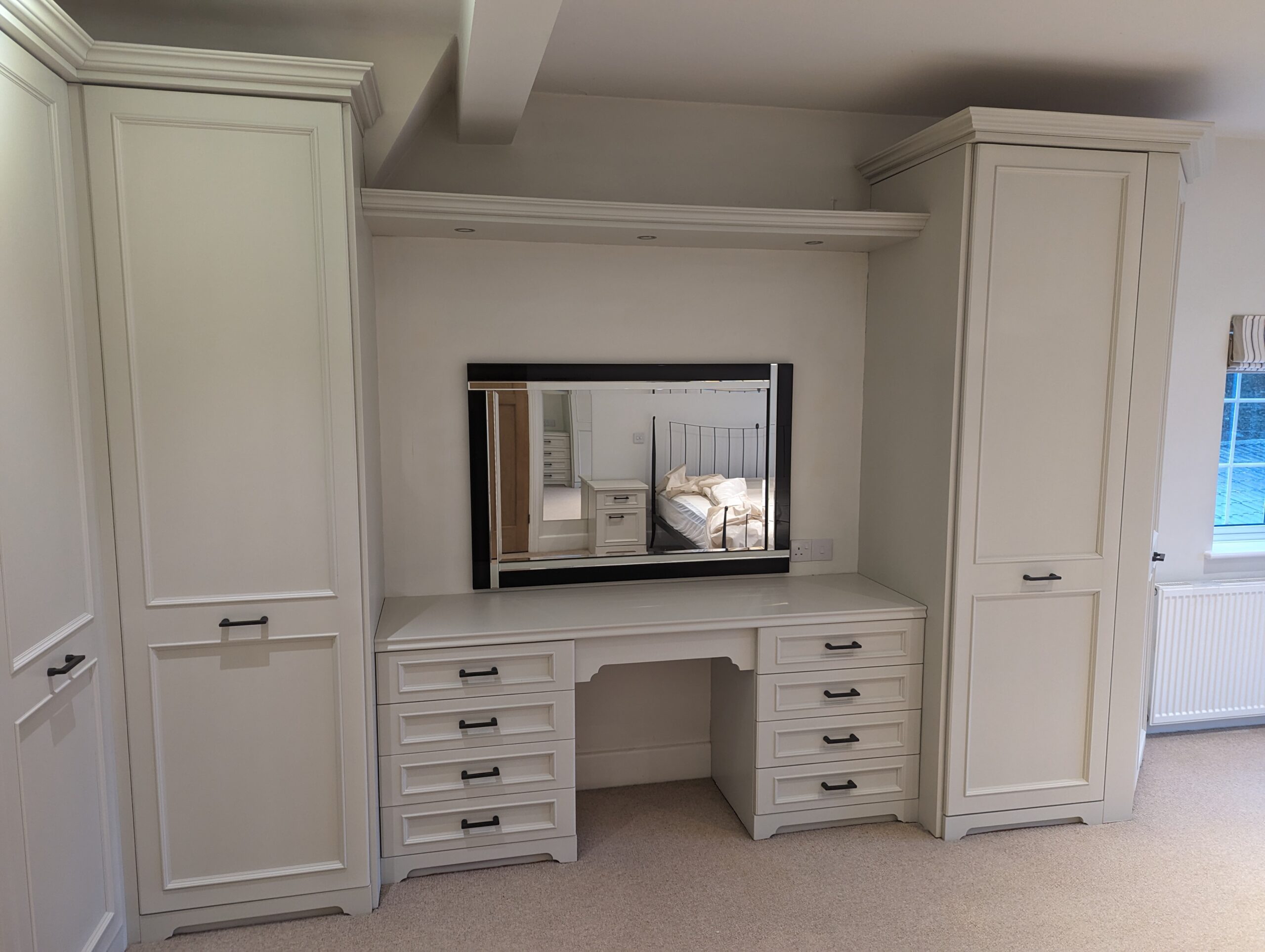 Transforming a Built In Wardrobe with a Professional Respray